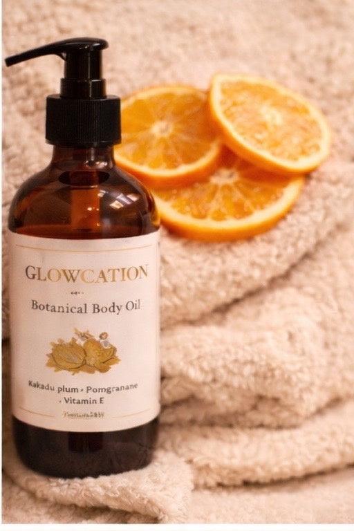 Glowcation Body Oil – Deep Hydration Skin Oil Australia (250ml)